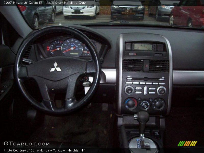 Liquid Silver Metallic / Gray 2007 Mitsubishi Galant ES