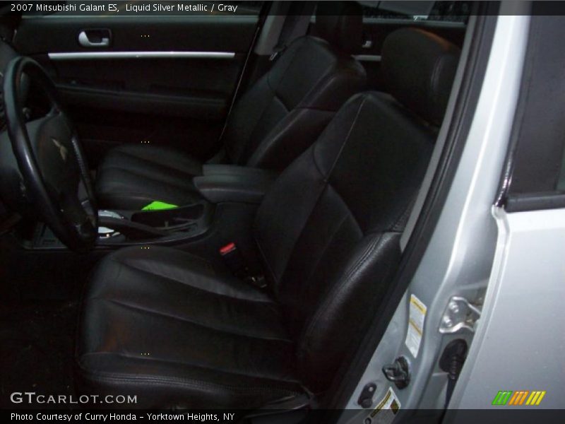 Liquid Silver Metallic / Gray 2007 Mitsubishi Galant ES