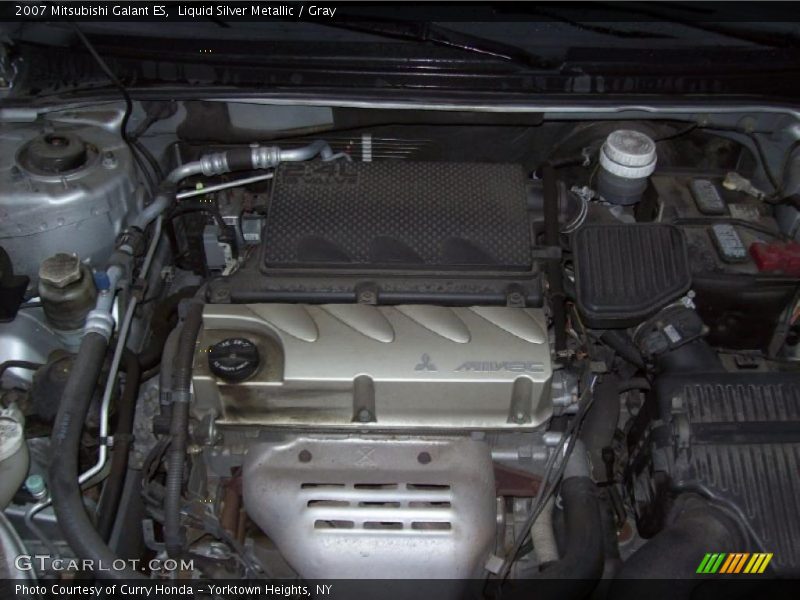 Liquid Silver Metallic / Gray 2007 Mitsubishi Galant ES