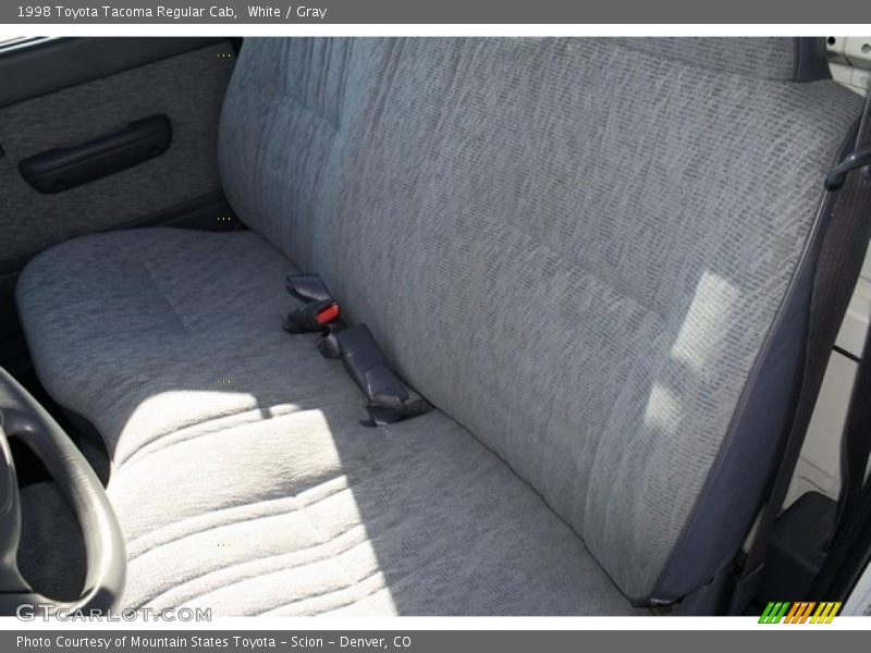White / Gray 1998 Toyota Tacoma Regular Cab