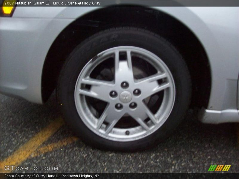 Liquid Silver Metallic / Gray 2007 Mitsubishi Galant ES