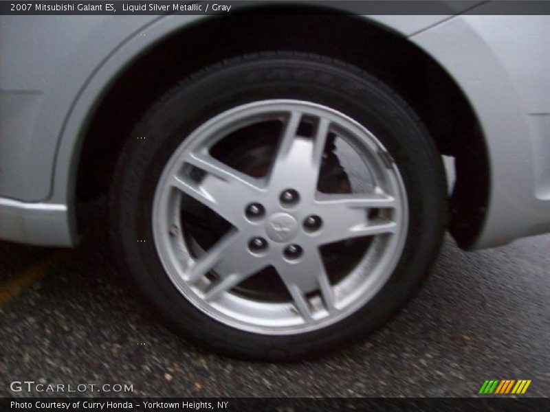 Liquid Silver Metallic / Gray 2007 Mitsubishi Galant ES