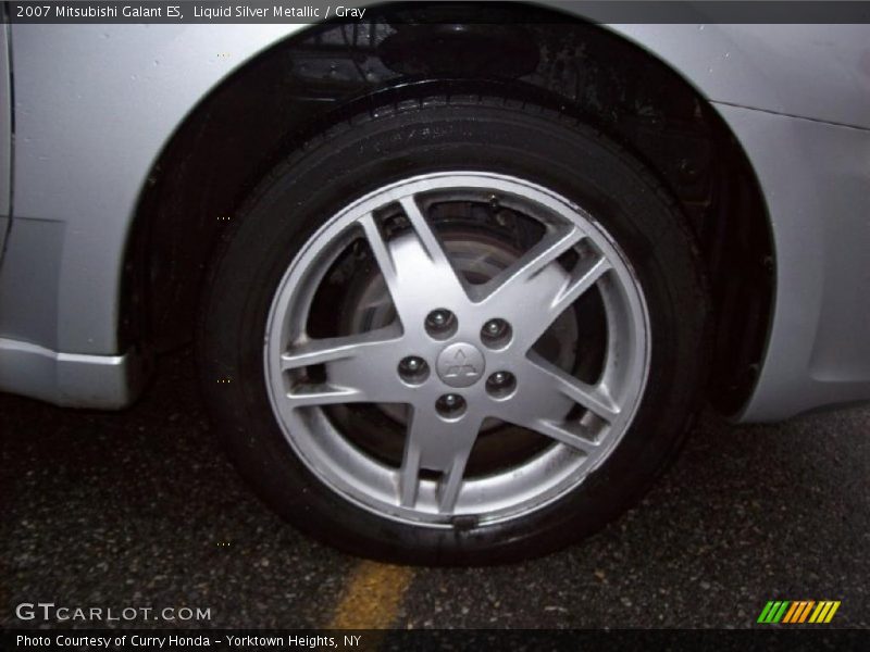 Liquid Silver Metallic / Gray 2007 Mitsubishi Galant ES