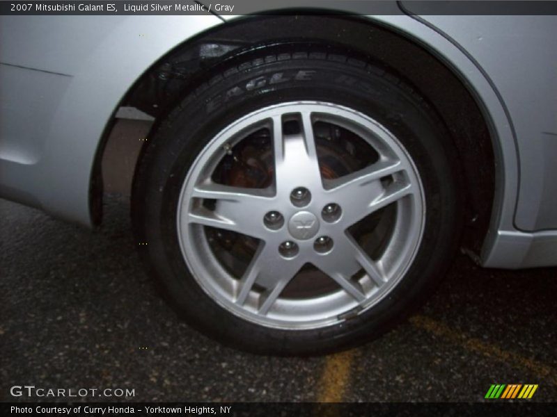 Liquid Silver Metallic / Gray 2007 Mitsubishi Galant ES