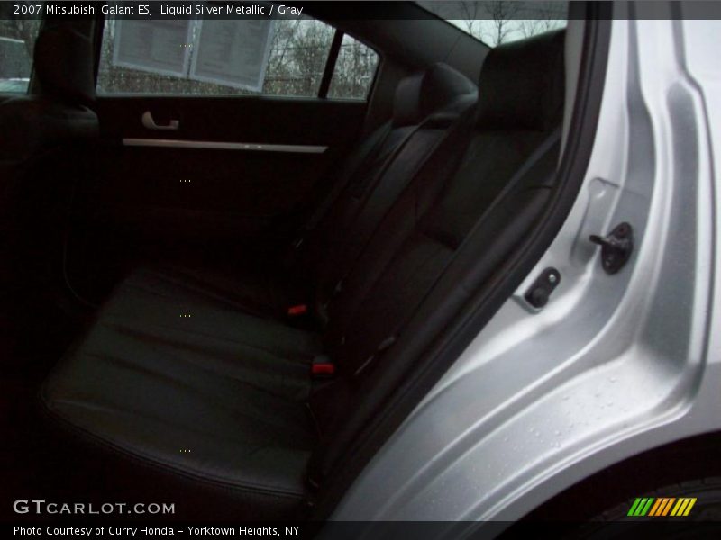 Liquid Silver Metallic / Gray 2007 Mitsubishi Galant ES