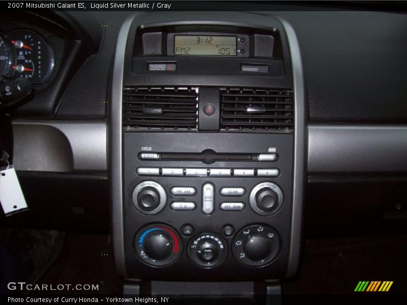 Liquid Silver Metallic / Gray 2007 Mitsubishi Galant ES