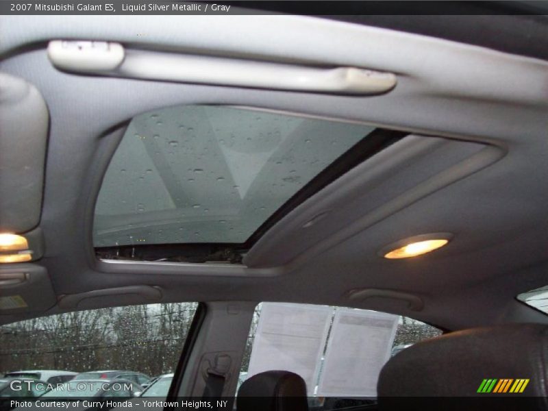 Liquid Silver Metallic / Gray 2007 Mitsubishi Galant ES