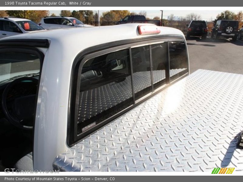 White / Gray 1998 Toyota Tacoma Regular Cab