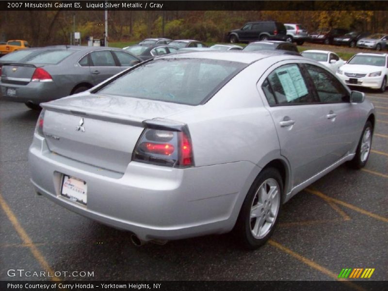 Liquid Silver Metallic / Gray 2007 Mitsubishi Galant ES