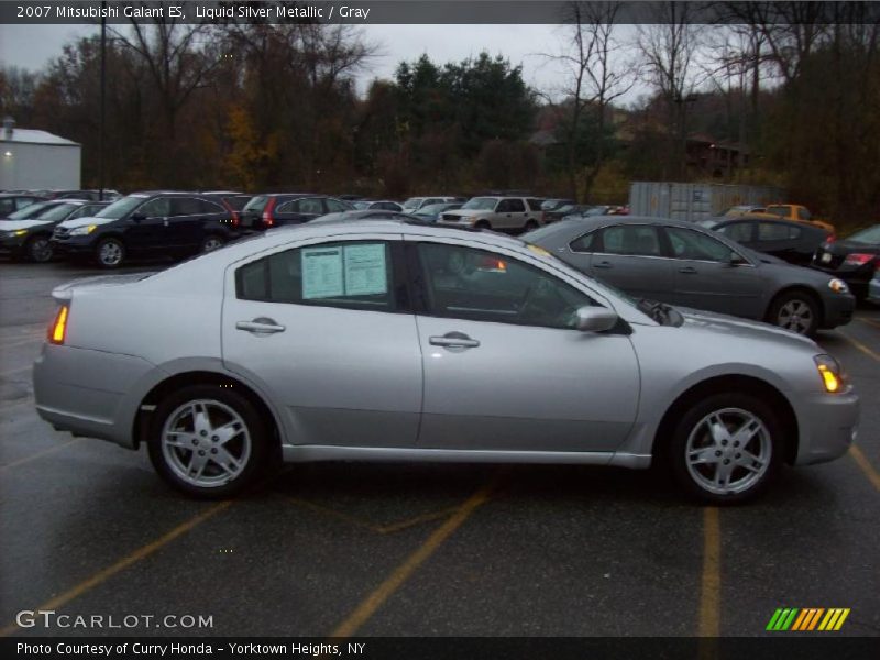Liquid Silver Metallic / Gray 2007 Mitsubishi Galant ES