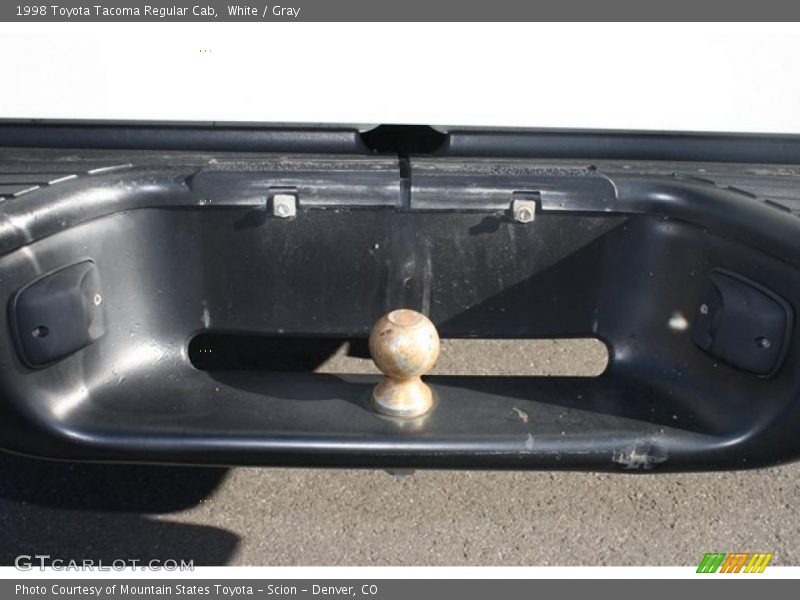 White / Gray 1998 Toyota Tacoma Regular Cab