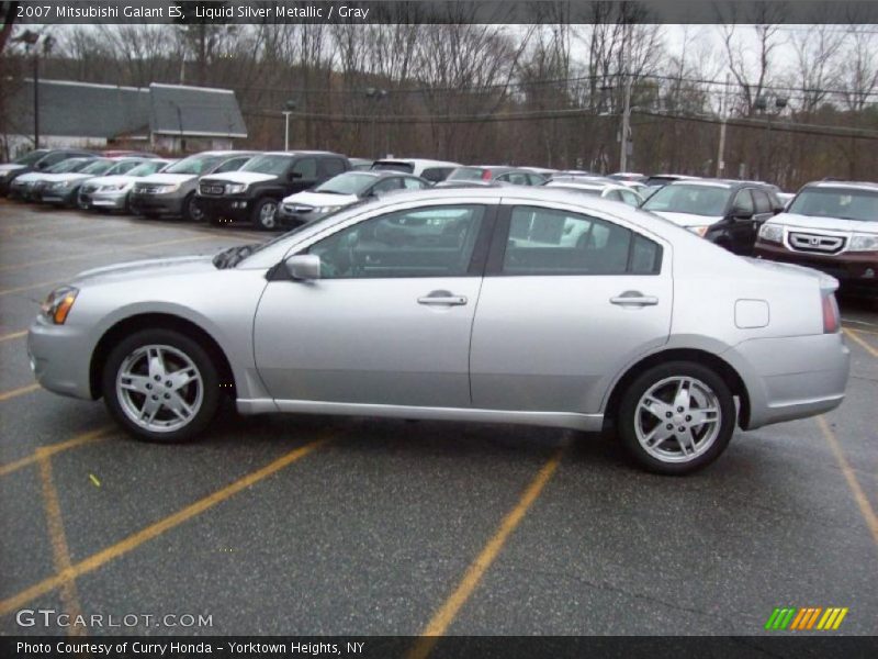 Liquid Silver Metallic / Gray 2007 Mitsubishi Galant ES