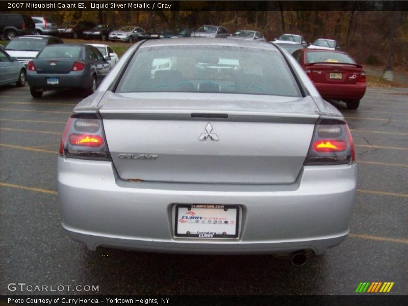 Liquid Silver Metallic / Gray 2007 Mitsubishi Galant ES