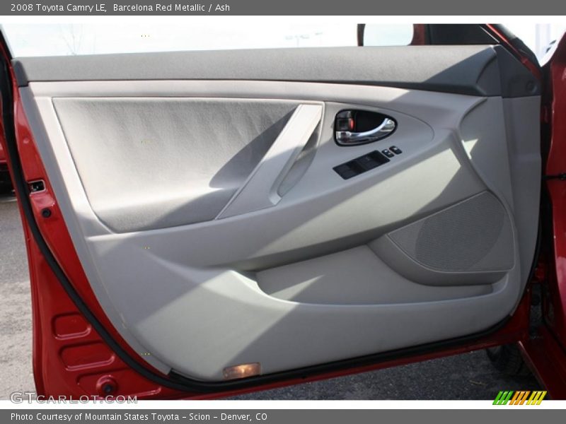 Barcelona Red Metallic / Ash 2008 Toyota Camry LE