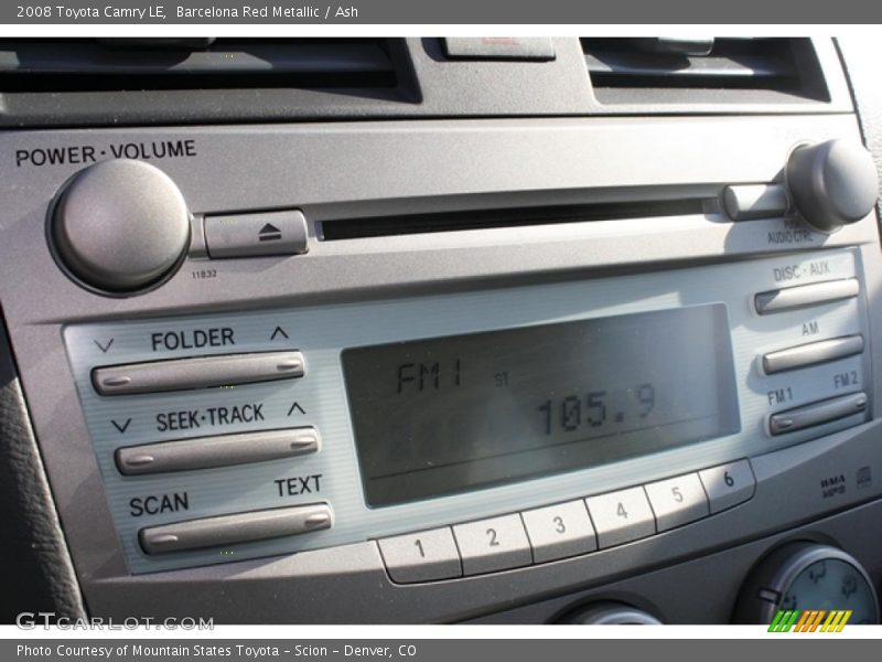 Barcelona Red Metallic / Ash 2008 Toyota Camry LE