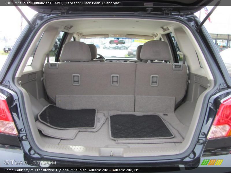 Labrador Black Pearl / Sandblast 2003 Mitsubishi Outlander LS 4WD