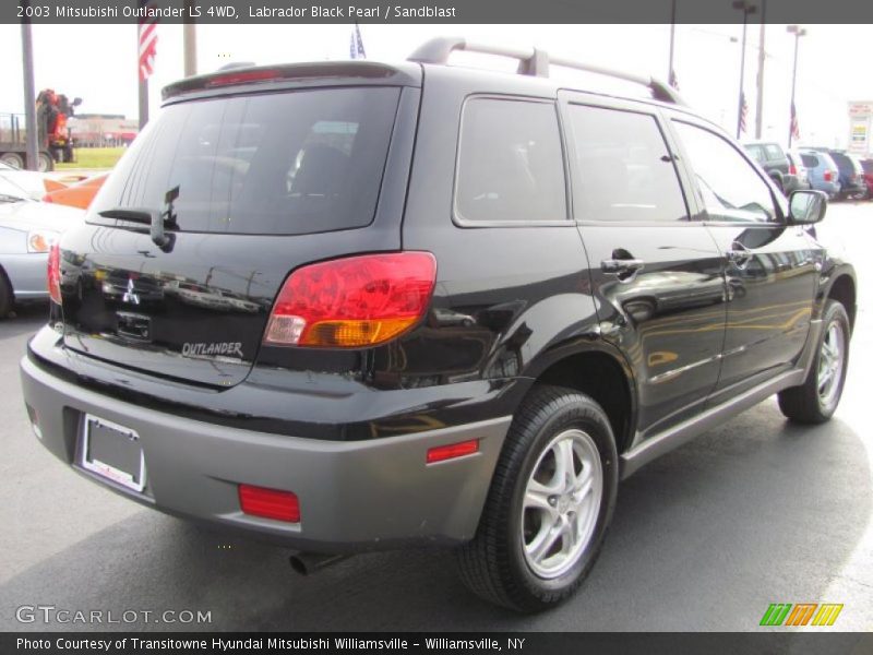  2003 Outlander LS 4WD Labrador Black Pearl