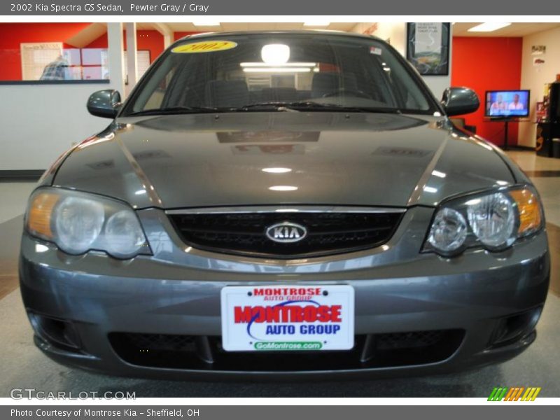 Pewter Gray / Gray 2002 Kia Spectra GS Sedan