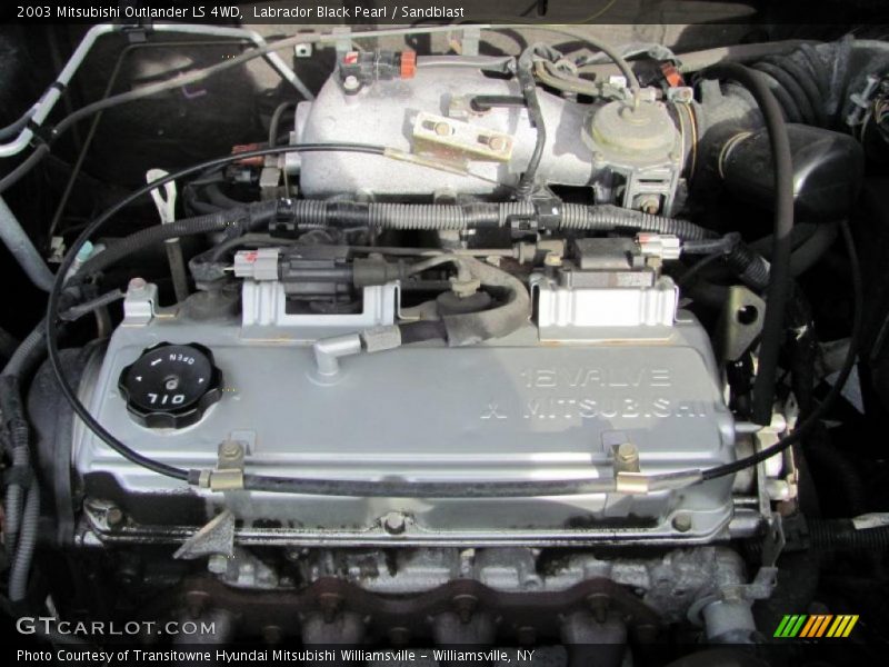  2003 Outlander LS 4WD Engine - 2.4 Liter SOHC 16-Valve 4 Cylinder