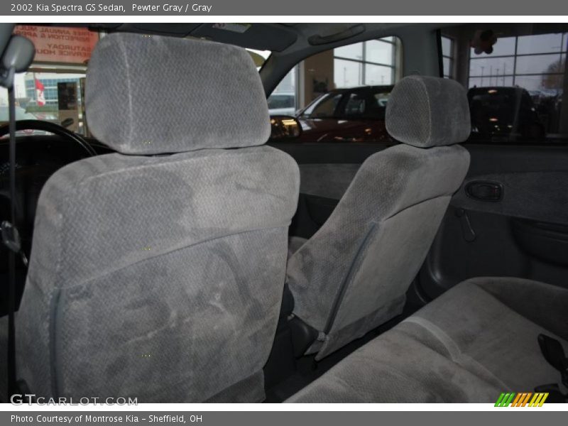 Pewter Gray / Gray 2002 Kia Spectra GS Sedan