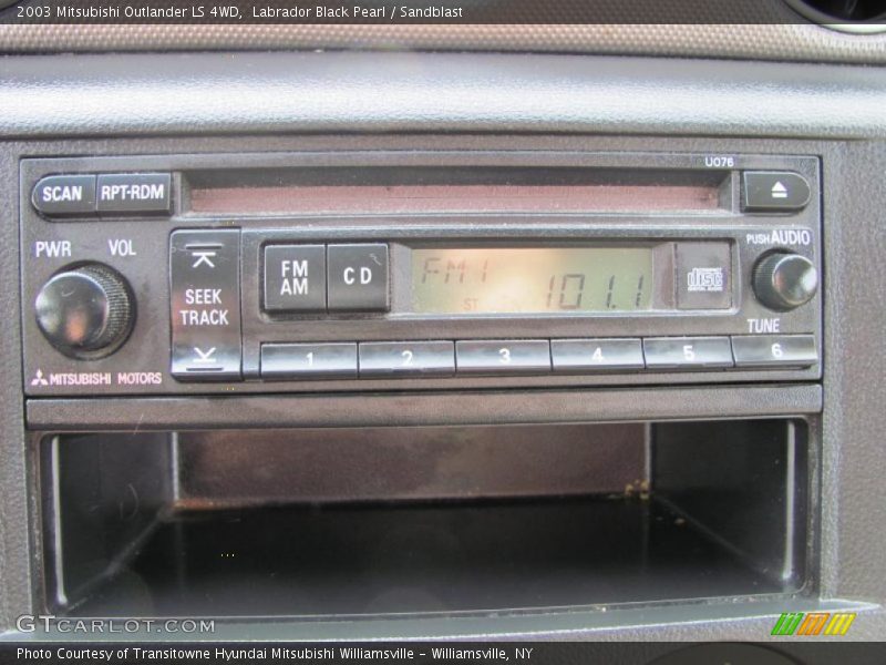 Controls of 2003 Outlander LS 4WD