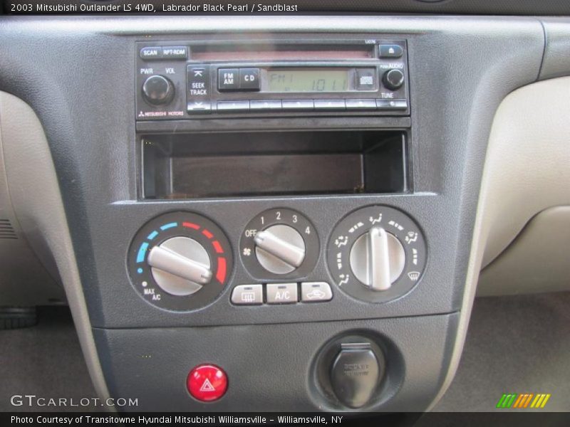 Controls of 2003 Outlander LS 4WD