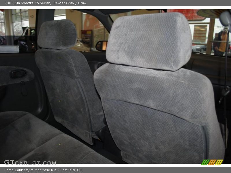 Pewter Gray / Gray 2002 Kia Spectra GS Sedan