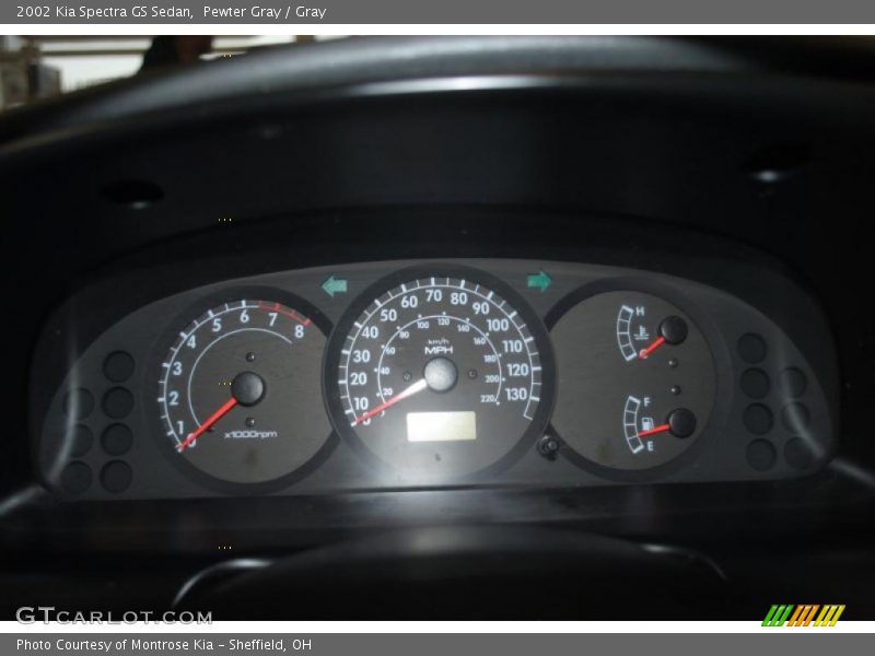  2002 Spectra GS Sedan GS Sedan Gauges