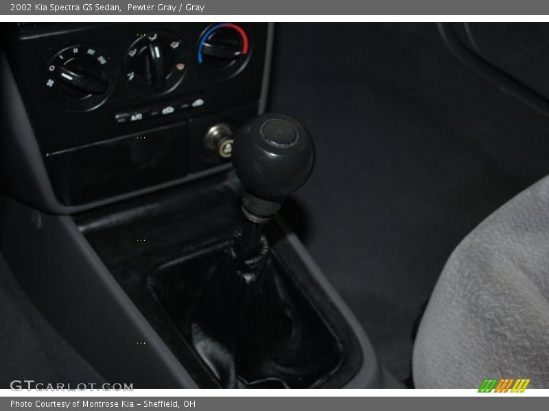 Pewter Gray / Gray 2002 Kia Spectra GS Sedan