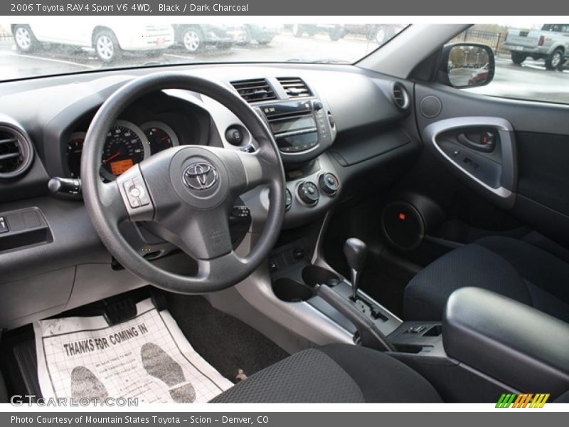 Dark Charcoal Interior - 2006 RAV4 Sport V6 4WD 