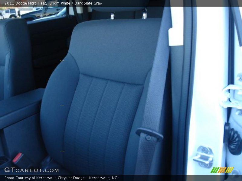 Bright White / Dark Slate Gray 2011 Dodge Nitro Heat