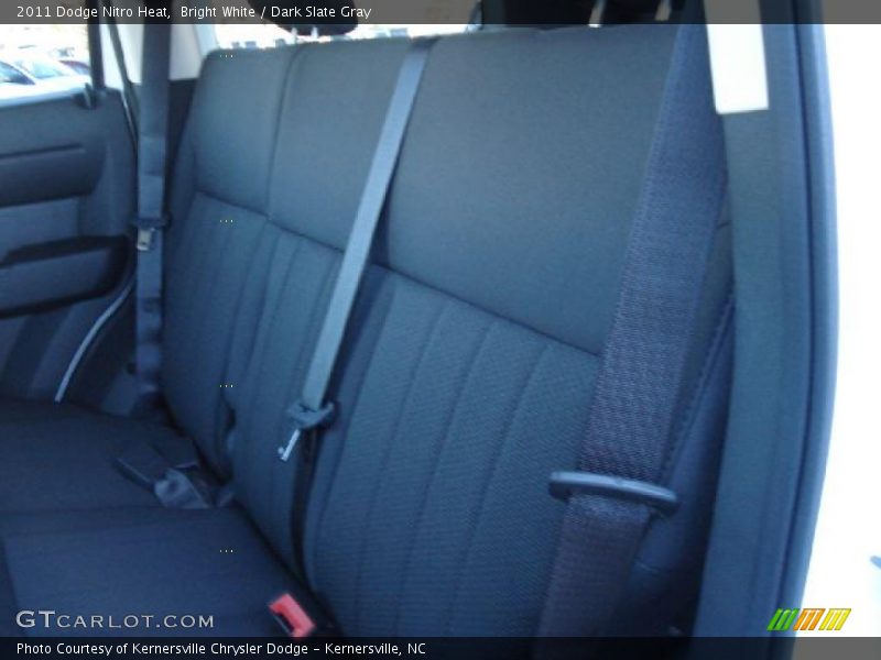 Bright White / Dark Slate Gray 2011 Dodge Nitro Heat