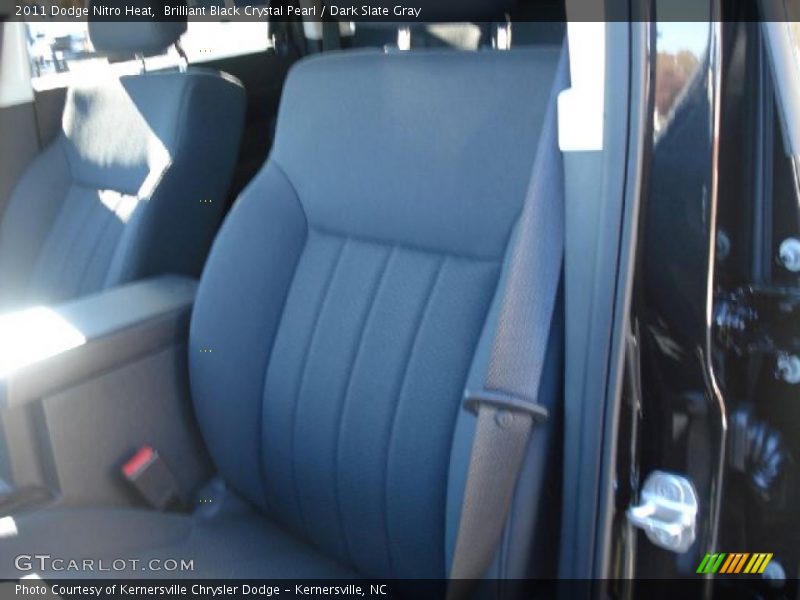 Brilliant Black Crystal Pearl / Dark Slate Gray 2011 Dodge Nitro Heat