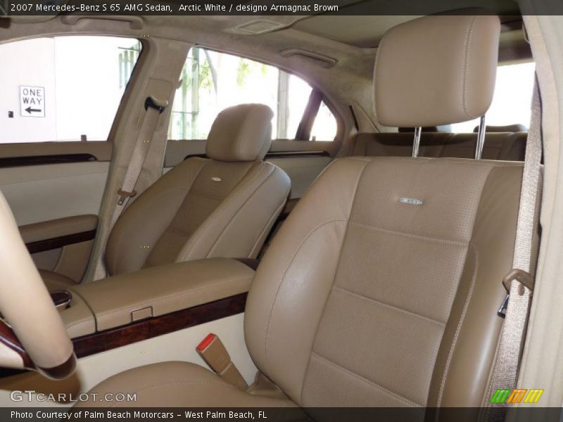  2007 S 65 AMG Sedan designo Armagnac Brown Interior