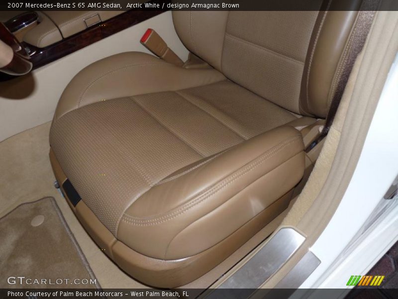  2007 S 65 AMG Sedan designo Armagnac Brown Interior