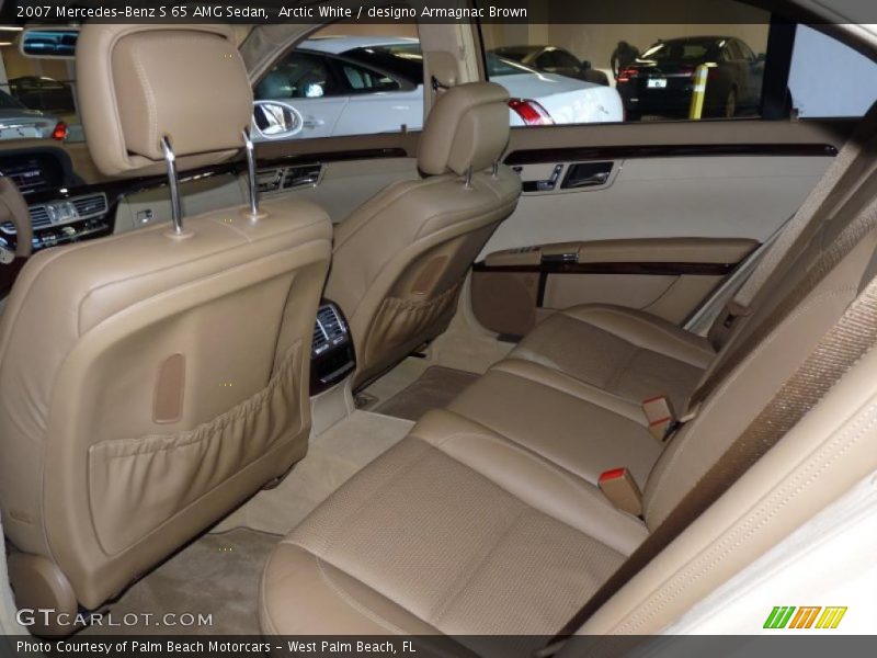  2007 S 65 AMG Sedan designo Armagnac Brown Interior