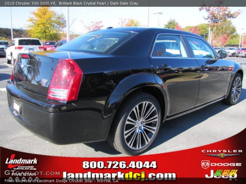 Brilliant Black Crystal Pearl / Dark Slate Gray 2010 Chrysler 300 300S V6