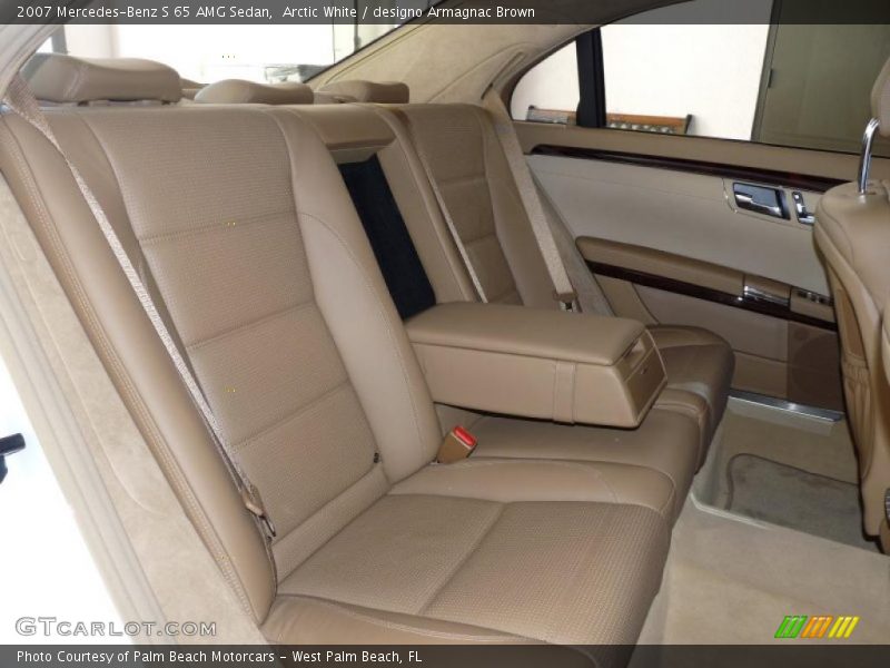  2007 S 65 AMG Sedan designo Armagnac Brown Interior