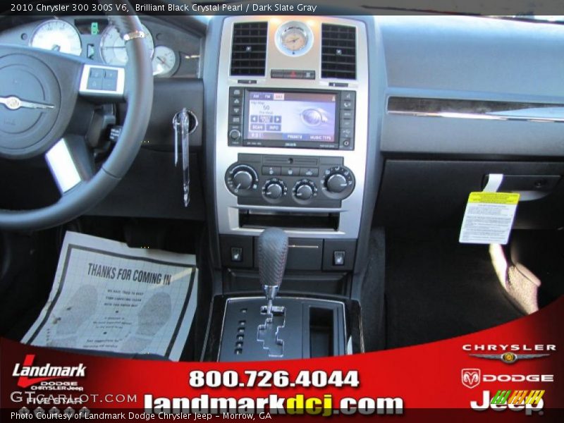 Brilliant Black Crystal Pearl / Dark Slate Gray 2010 Chrysler 300 300S V6