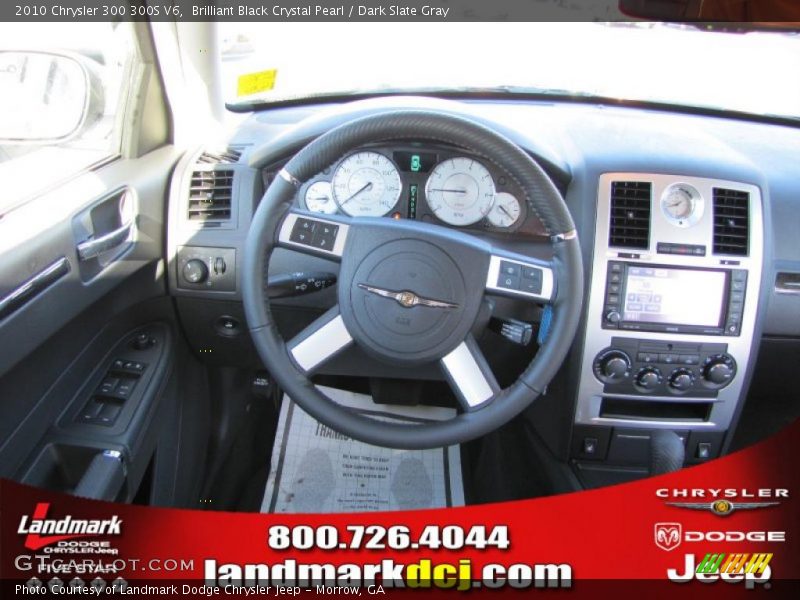 Brilliant Black Crystal Pearl / Dark Slate Gray 2010 Chrysler 300 300S V6