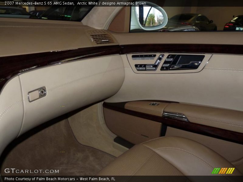  2007 S 65 AMG Sedan designo Armagnac Brown Interior