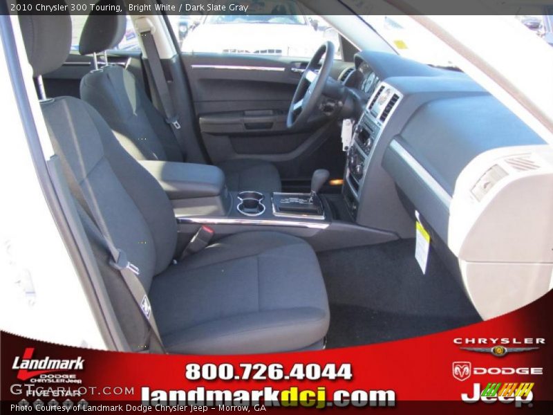 Bright White / Dark Slate Gray 2010 Chrysler 300 Touring