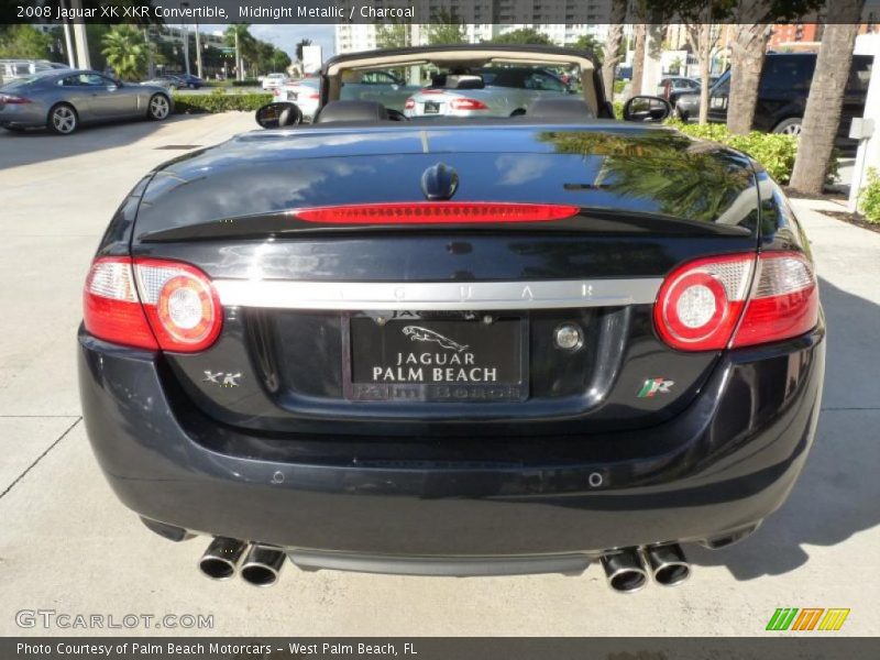 Midnight Metallic / Charcoal 2008 Jaguar XK XKR Convertible