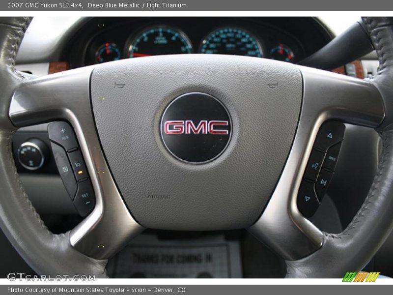 Deep Blue Metallic / Light Titanium 2007 GMC Yukon SLE 4x4