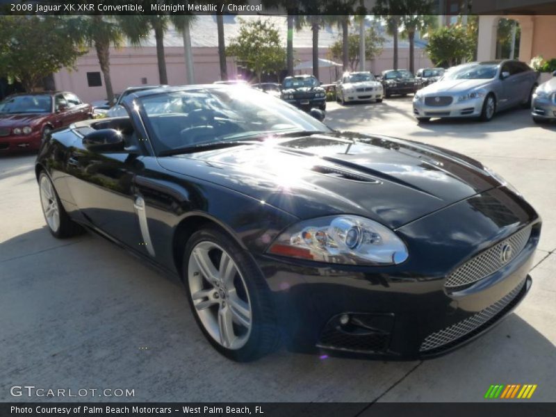 Midnight Metallic / Charcoal 2008 Jaguar XK XKR Convertible