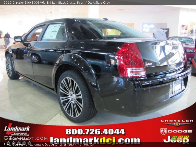 Brilliant Black Crystal Pearl / Dark Slate Gray 2010 Chrysler 300 300S V6
