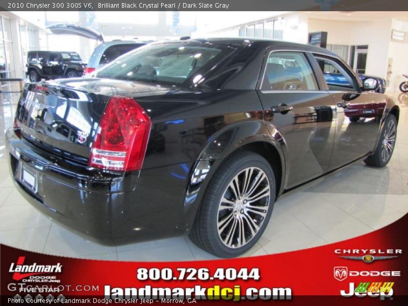 Brilliant Black Crystal Pearl / Dark Slate Gray 2010 Chrysler 300 300S V6