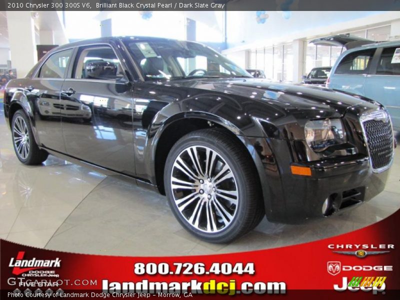 Brilliant Black Crystal Pearl / Dark Slate Gray 2010 Chrysler 300 300S V6