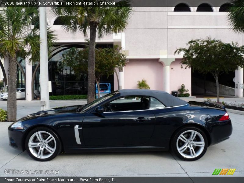 Midnight Metallic / Charcoal 2008 Jaguar XK XKR Convertible