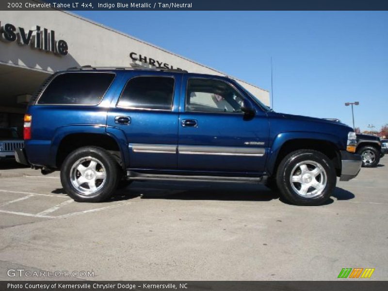 Indigo Blue Metallic / Tan/Neutral 2002 Chevrolet Tahoe LT 4x4